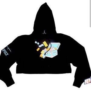 COPY - NEW Champion x Monopoly Hasbro Women’s Hoodie Crop Sweatshirt Size Medium